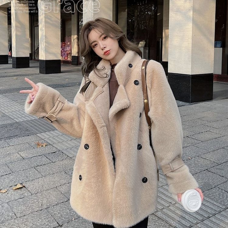 【2点購入で10％OFF】ボアジャケット アウター レデイーズ ファージャケット ムートンコート