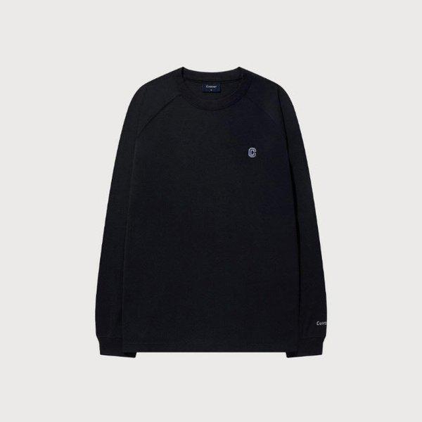 長袖Tシャツ JQS CO2501LT32-DN C ロゴ ロングスリーブ ダークネイビー