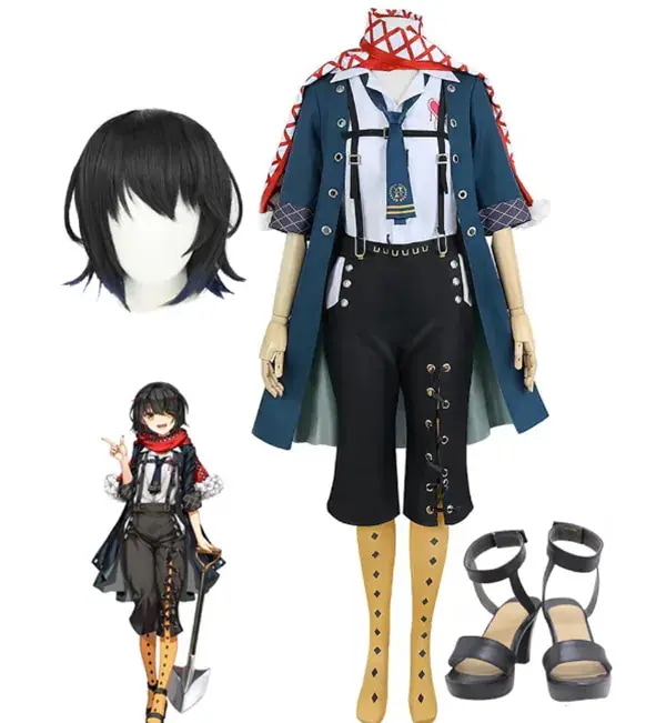 バーチャルYouTuber ましろ爻 ましろめめ ましろ 眞白 コスプレ衣装 ハロウィン クリスマス コスチューム 学園祭 文化祭 仮装