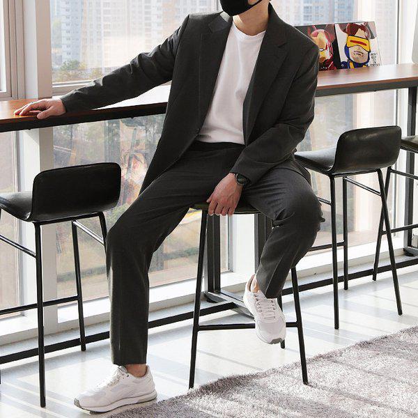 WMBメンズビッグサイズSSフォーマルスーツジャケットヒドゥンバンディングスラックス