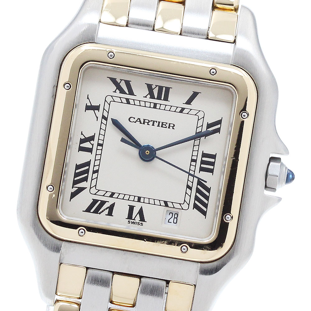 カルティエ CARTIER 83083244 パンテールMM 3ロウ クォーツ ボーイズ 内箱付き_885031【中古】