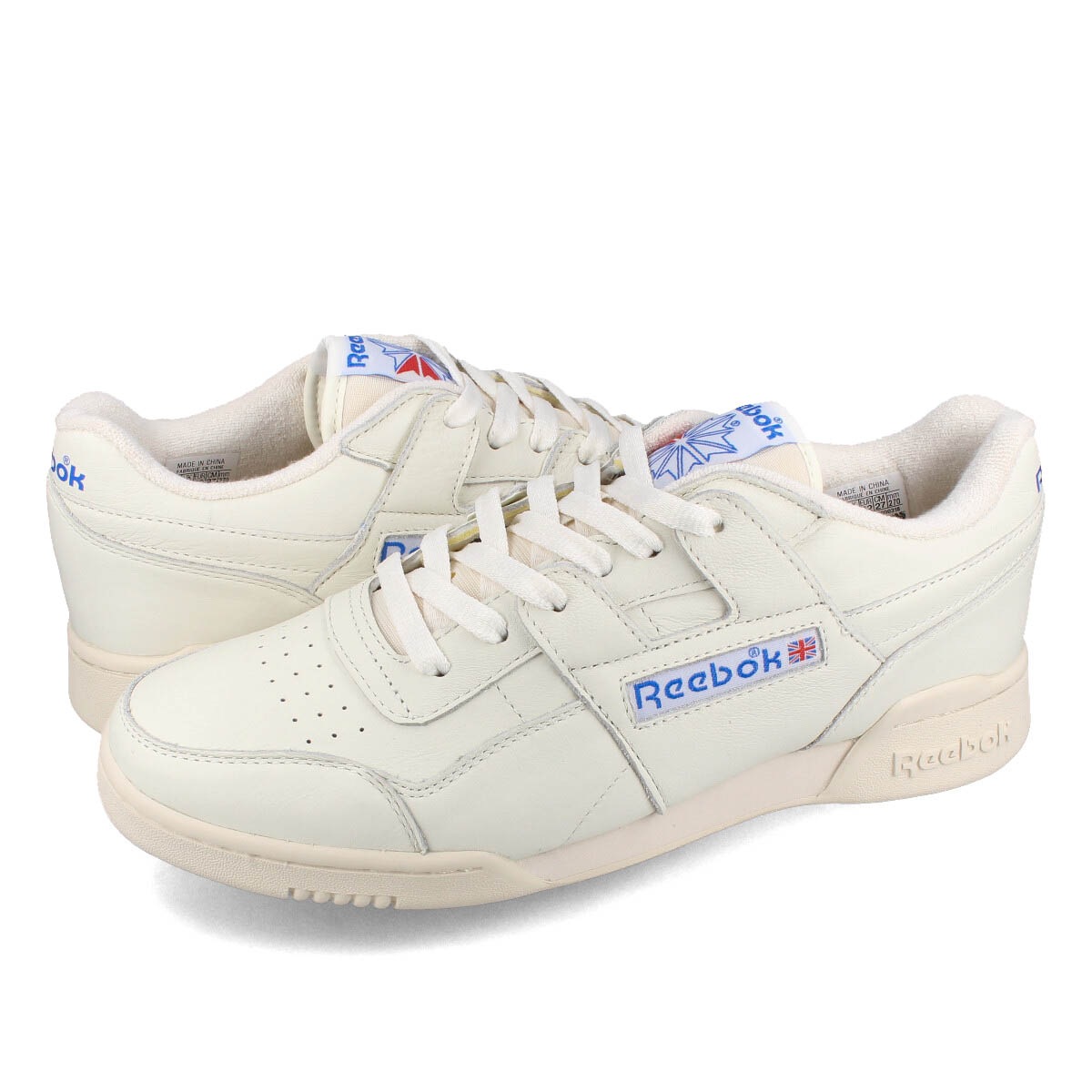 Reebok WORKOUT PLUS VINTAGE TOP CHALK/PAPER WHITE/ROYAL