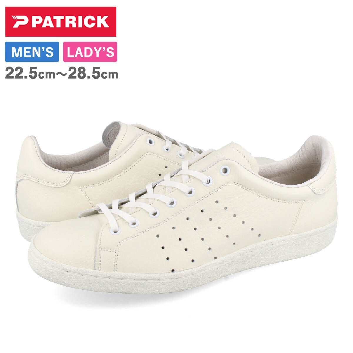 PATRICK PUNCH 14 WHITE 【MADE IN JAPAN】【日本製】