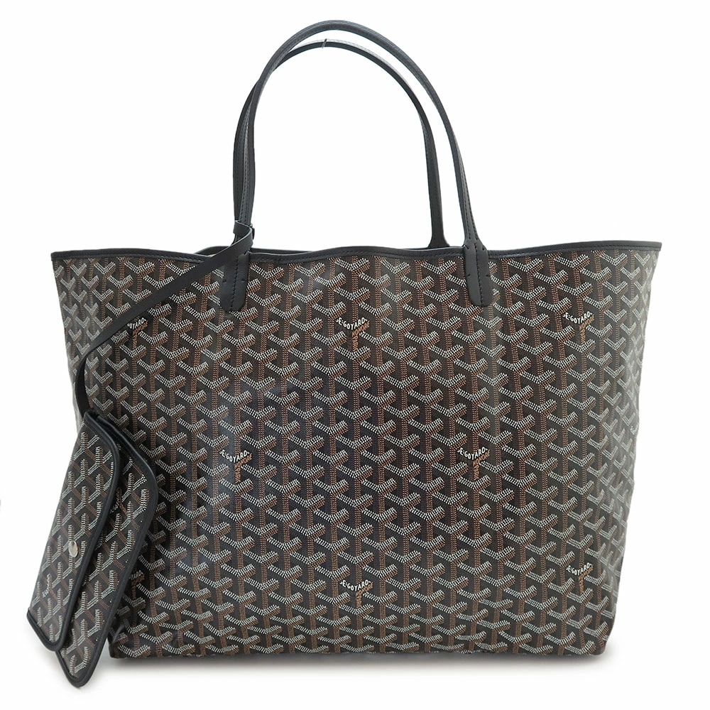 トートバッグ サンルイ GM ラージモデル リバーシブル ポーチ付き ブラック マルチカラー