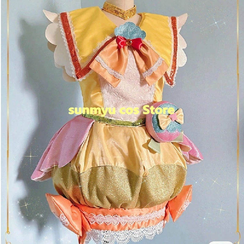 トロピカル～ジュ！プリキュア 一之瀬みのり キュアパパイア コスプレ衣装　オーダーサイズ可