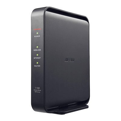 他サイト： BUFFALO WiFi 無線LAN ルーター WSR-1166DHPL/N 11ac ac1200 866+300Mbpsの商品画像