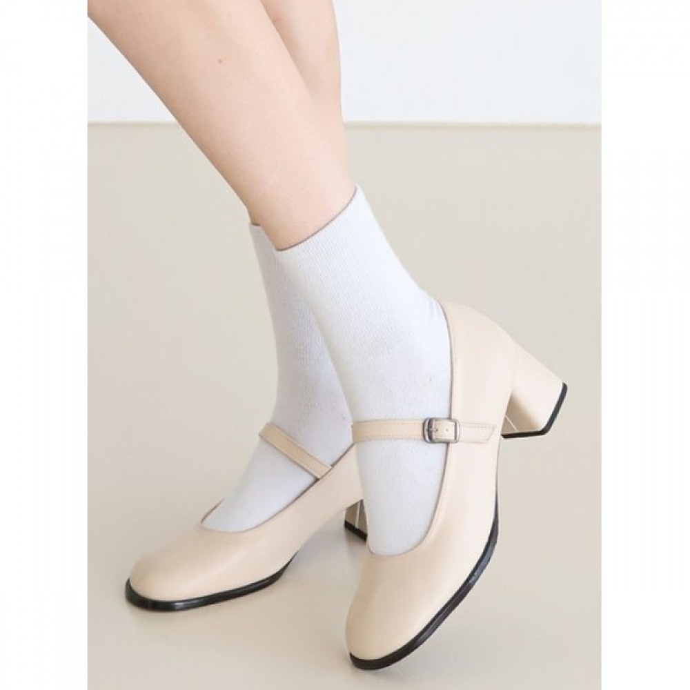 (Ninas Paris) 5cmバックルメリージェーンラウンドローファー 5,634円