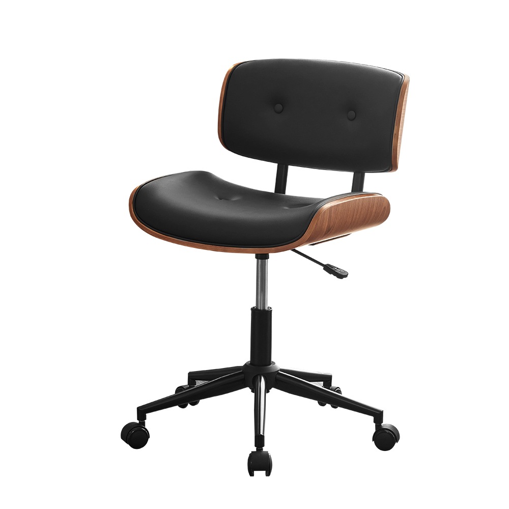 回転オフィスデスク＆チェア コンパクト 360度回転 座面昇降 床を傷つけにくい キャスター付き 強化ナイロン樹脂ベース