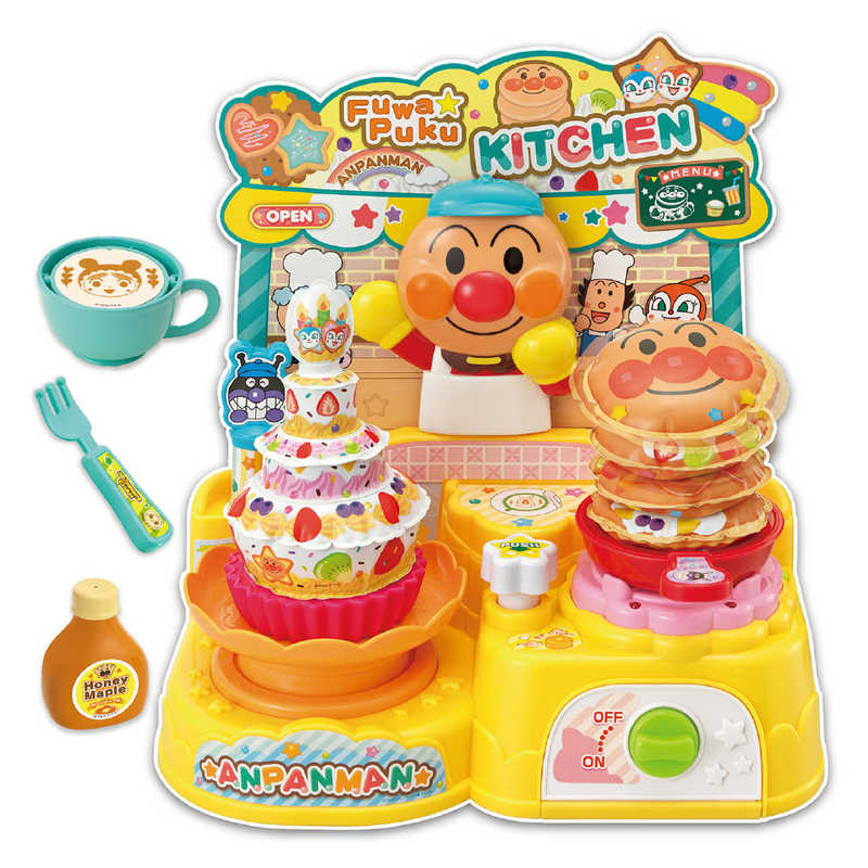 ジョイパレット　アンパンマン びっくり！！ふくらむスイーツアンパンマンのふわぷくキッチンDX