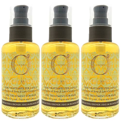 オリオセタ オイル トリートメント ファインヘア 100ml 3本セット[5356] 送料無料