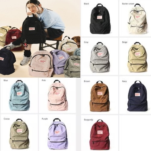 【韓国人気】ナイロン デイリー バックパック Daily backpack 11 COLOR
