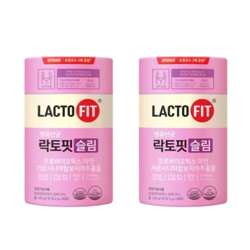 LACTO FIT 生乳酸菌 スリム(60本入, 2個)プロバイオティクスダイエット