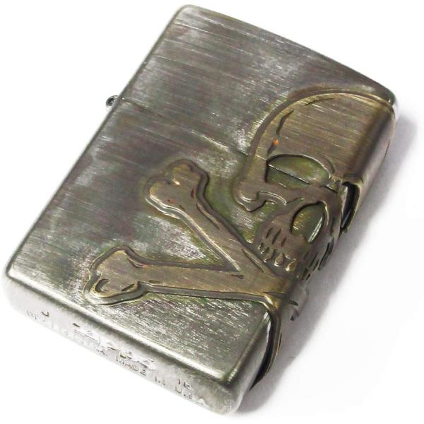 ZIPPO ジッポー ライター アンティークスカル ヴィンテージ ドクロ 2AB-SKULL