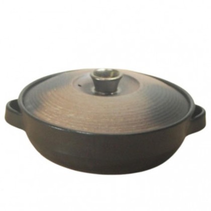 M1452 備前金彩 8号IH土鍋 萬古焼