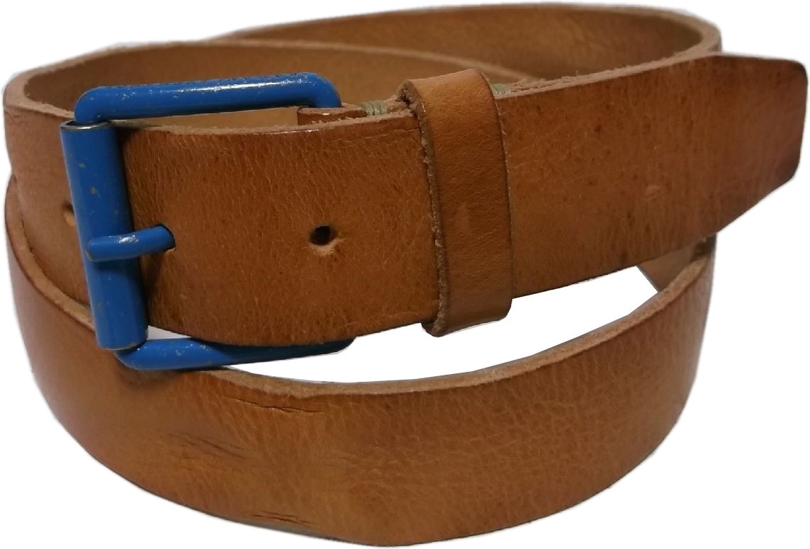 LA直輸入 メンズイタリア製 本革 レザー ベルト ヌメ革 ナチュラル leather belt ARMANI EXCHANGE　029