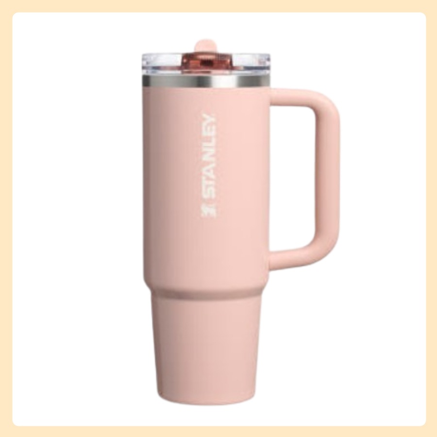 [正規品] クエンツァ プロツアー フリップ ストロー タンブラー 887ml (ピーチホイップグロス)