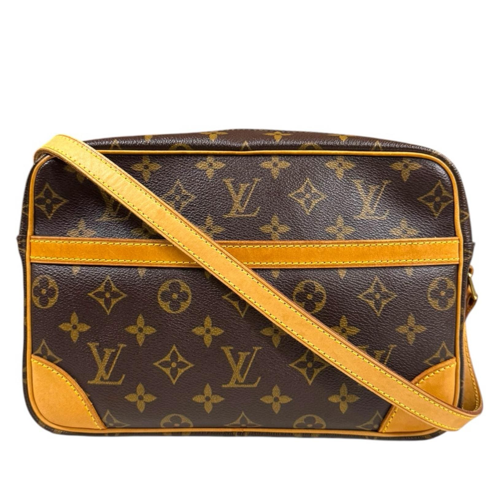 ルイヴィトン トロカデロ27 モノグラム ショルダーバッグ モノグラムキャンバス M51274 ブラウン LOUIS VUITTON 中古