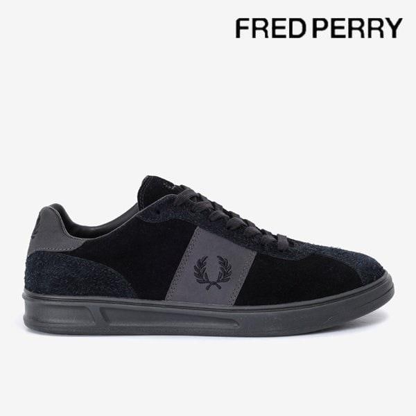 [B4 スエード] FRED PERRY 男性 スエード スニーカー SFPM2438325-U73