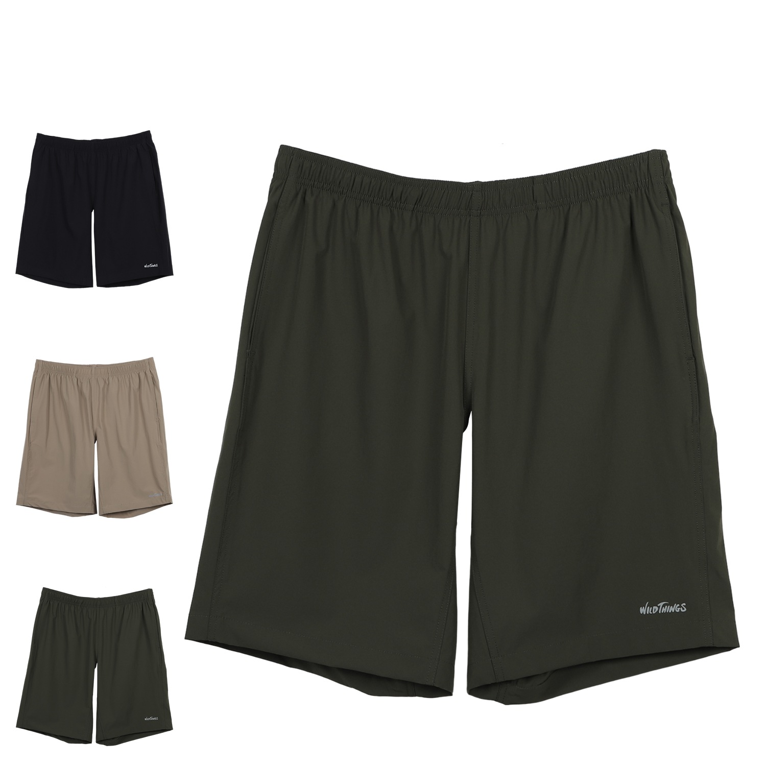 ショートパンツ ハーフパンツ ベース ショーツ メンズ レディース ストレッチ 無地 BASE SHORTS