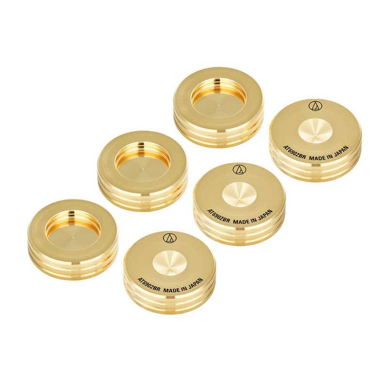 オーディオテクニカ　スパイクベースインシュレーター 6個入り　AT6902BR