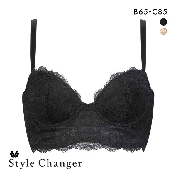 ワコール スタイルチェンジャー 高補整ミドリフ丈ブラ 3/4カップブラジャー BC Wacoal S