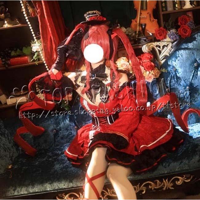 バーチャルアイドル hololive Vtuber 風 宝鐘マリン 高品質 コスプレ衣装 ウィッグ 靴 cosplay コスチューム ハロウィン クリスマス