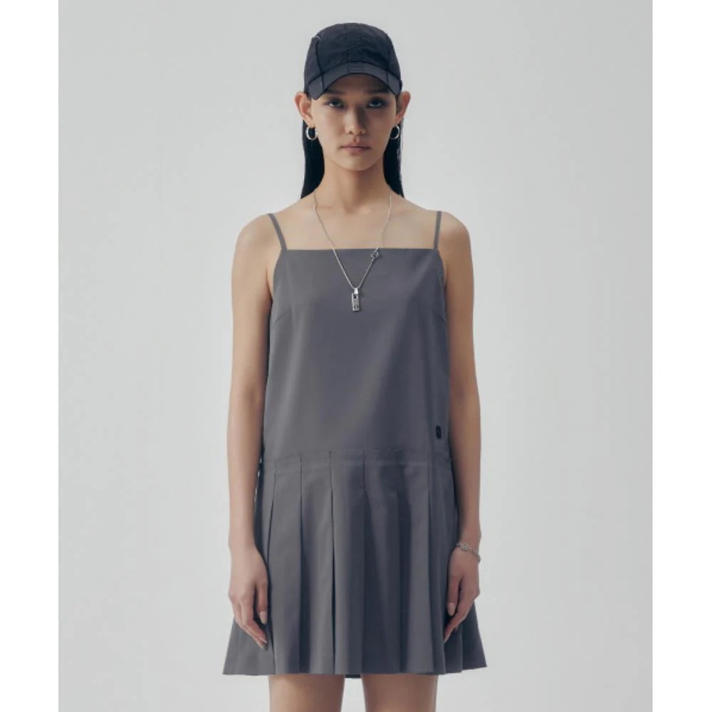 TREEMINGBIRD Apron Pleated Onepiece Gray TM2535OP011MG 21,160円