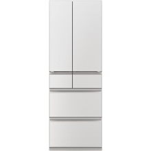冷蔵庫(501～599L) ミツビシ MR-WZ55M-W 大型冷蔵庫 6ドア WZシリーズ 幅65cm 547L フレンチドア(観音開き) グランドリネンホワイト