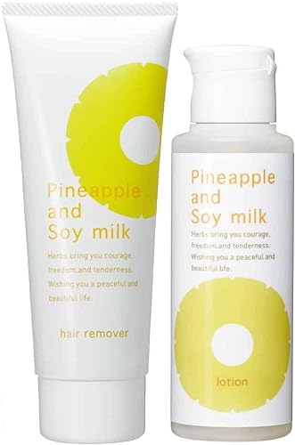 パイナップル豆乳除毛クリーム230g＆パイナップル豆乳ローション100mL セット