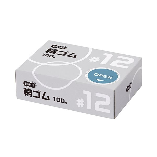 （まとめ）TANOSEE 輪ゴム #12 100g1箱[x20セット]