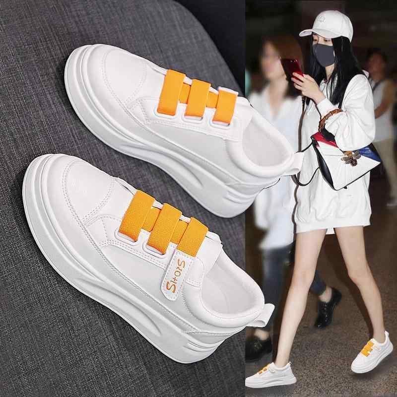 新品推奨，レディース シューズ 秋冬 女子 スポーツ ホワイト靴 中学生 22525cm カジュアルシューズ かわいい