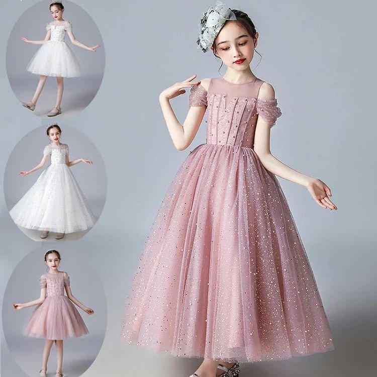 出荷が速い/安い/新型子供ドレス フォーマル ピアノ発表会 キッズ ジュニアドレス 子供服 女の子 ワンピース 七五三 結婚式 100160cm 子どもドレス ジュニアドレス