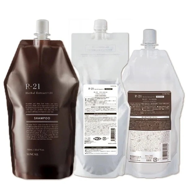 R-21 シャンプー 700mL + トリートメント 700g + ベースミスト 360mL セット