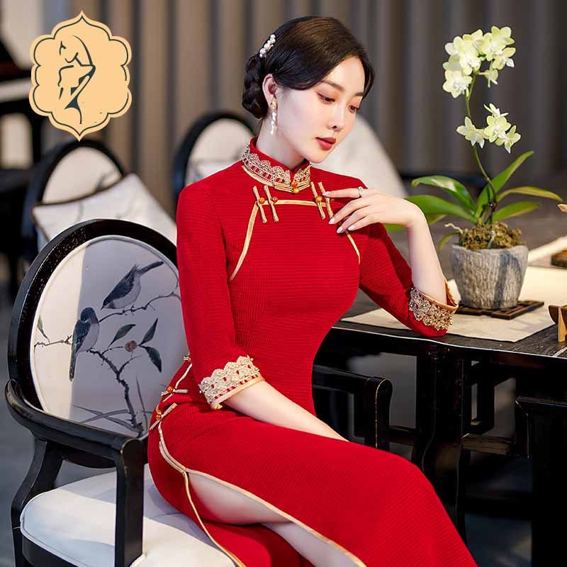 チャイナドレス チャイナ コスプレ ロングチャイナドレス セクシー コスチューム 衣装 キャバ パーティー 結婚式 イベント ハロウィン クリスマス サイドスリットで大胆セクシー ロングチャイナ