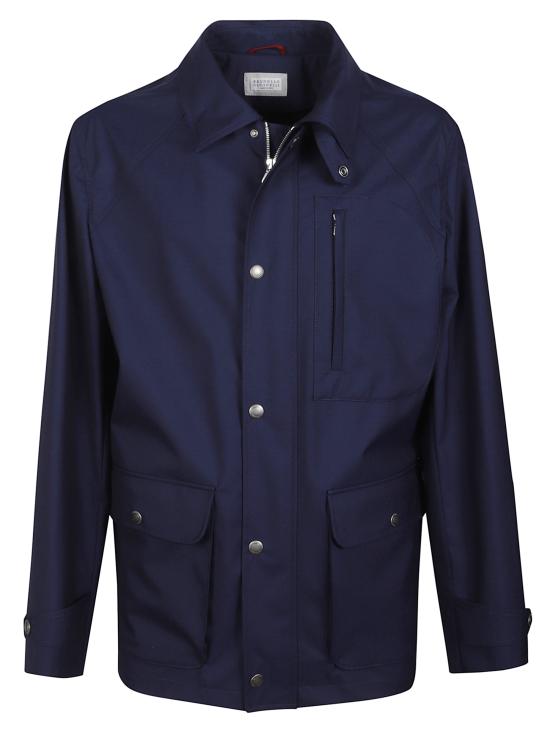 BRUNELLO CUCINELLI Men Jacket MM4166490 C350 Blue