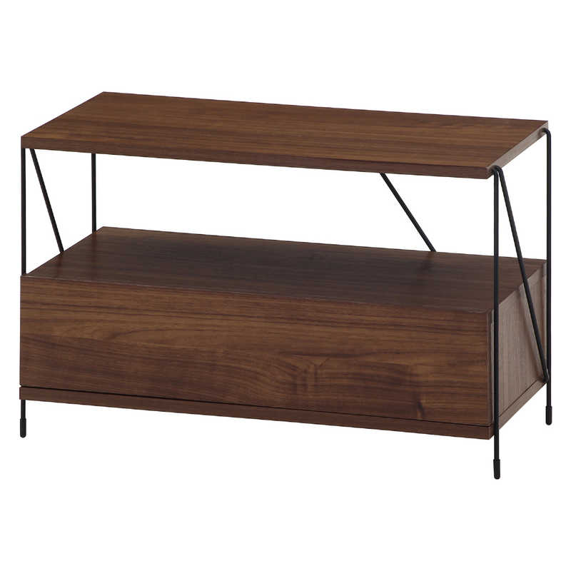 不二貿易　EZBOワイヤー TVラック MBR ミドルブラウン　77568