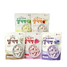 おいしい風景オーガニックライス餅イチゴ25g+リンゴ25g+ブルーベリー25g+カボチャ25g+プレーン25g, 1セット