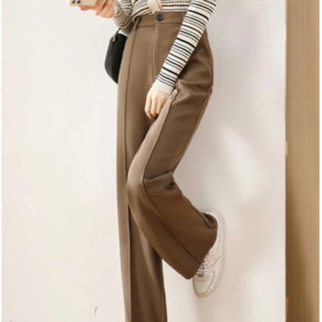 ボトムス ボトム おすすめ おしゃれ お洒落 安い プチプラ スラックス パンツ テーパー ド パンツ ハイ ウエスト 動きやすい 韓国 ヒップアップ 流行り かわいい