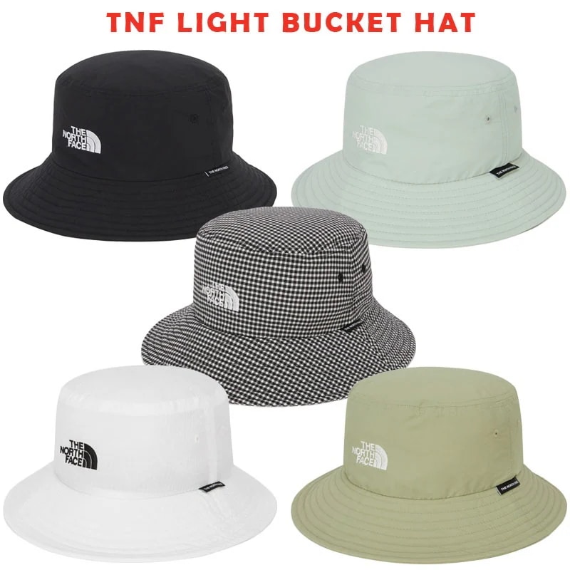韓国正規品保証 関税負担なしNE3HR01A TNF LIGHT BUCKET HATデイリー 基本 着装 男子 女子 人気 韓国 ファッション 男女共用 アウトドア