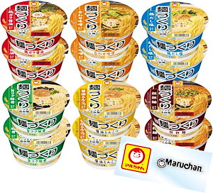 マルちゃん 麺づくり カラフル6種セット 計12個 / 6種 カップ麺 詰め合わせ 醤油・味噌・豚骨・塩・担々麺・醤油とんこつ 食べ比べ 箱買い カップラーメン 東洋水産