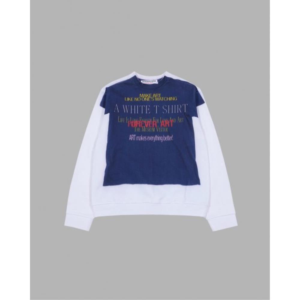 THE MUSEUM VISITOR LETTERING TSHIRTS PRINTED SWEATSHIRTS