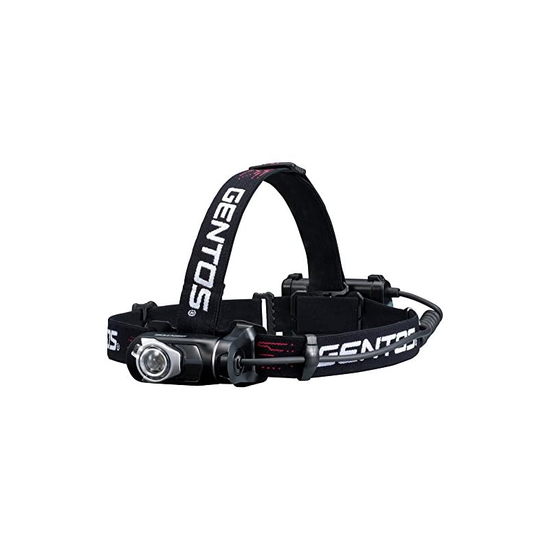 【3日以内発送】GENTOS(ジェントス) LED ヘッドライト 【明るさ210ルーメン/実用点灯6時間/後部認識灯/自動調光】 単3形電池3本使用 GT-301D ANSI規格準拠 高耐久 プロ向け