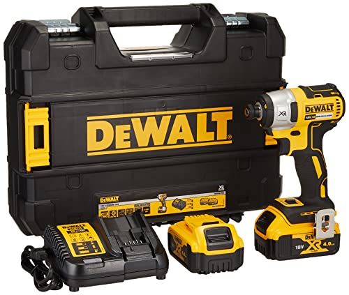 デウォルト(DEWALT) 18Vブラシレスインパクトドライバー バッテリー2個 充電器付き DCF