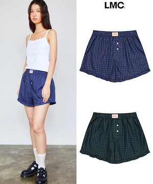 Qoo10 LMC WM FRILL TRUNK P チェッ