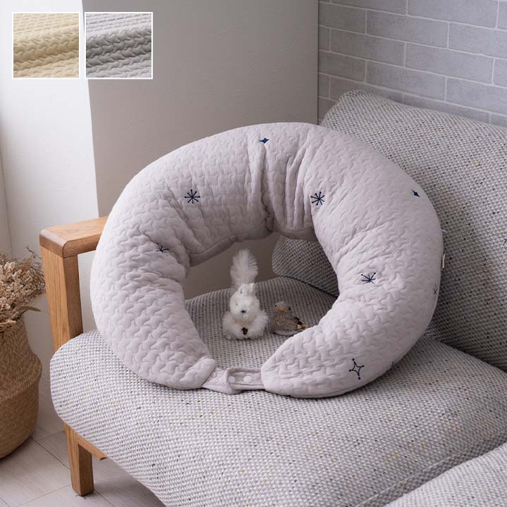 イブル 授乳クッション 抱き枕 カバー洗濯可能 ノンホルムアルデヒド