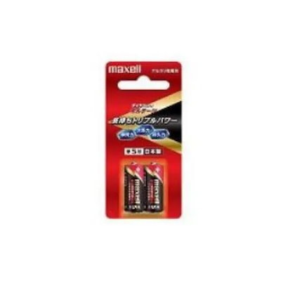 他サイト： マクセル(Maxell) アルカリ単5乾電池2本入り ボルテージ LR1(T)2Bの商品画像