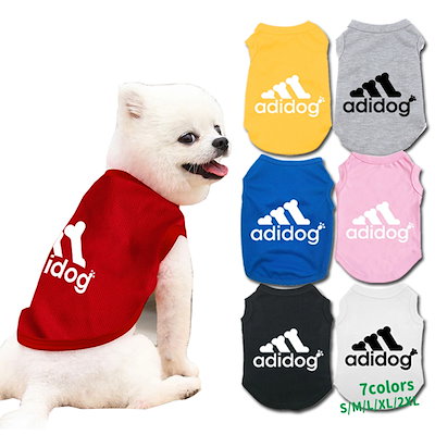 アディドッグ Tシャツ 7colors S M L XL 2XL 犬服 ドッグ犬...のサムネイル