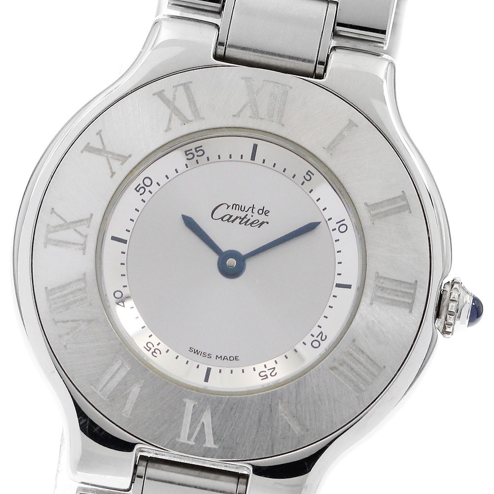 カルティエ CARTIER W10110T2 マスト21 LM クォーツ ボーイズ _903410【中古】
