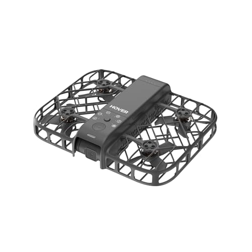 HOVERAir X1 Smart AI飛行カメラ ドローン カメラ付き 2.7k画質 小型ドローン100g未満 免許不要 室内外 空飛ぶカメラ HDR動画撮影 空撮ドローン 飛行時間10分 ホバーエ