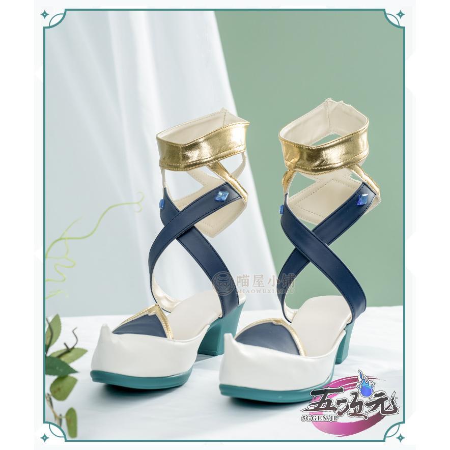 【新品販売 Q10最安値！】 ハロウィン パーティー 仮装　原神　コスプレ　ファルザン　靴　ブーツ